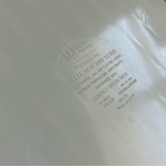 Anchor Hocking Bacon Rack - Picture 3 of 3